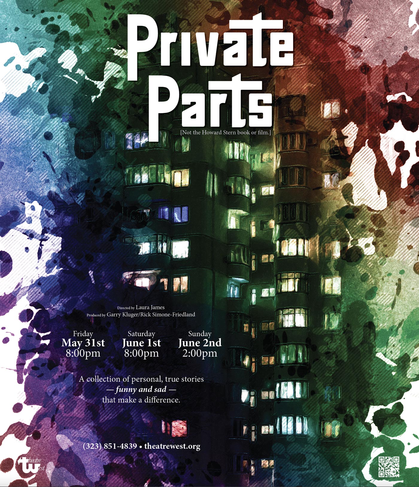 Private Parts Poster for Theatre West