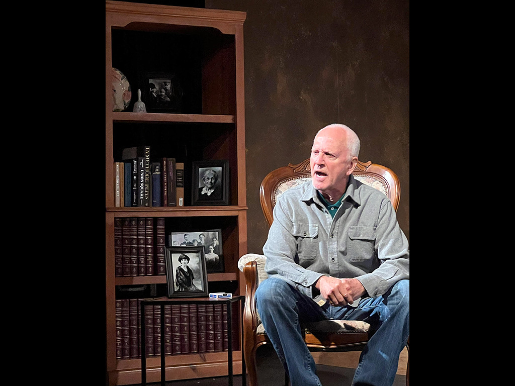 John Rubinstein as Eisenhower in "Eisenhower: This Piece of Ground"