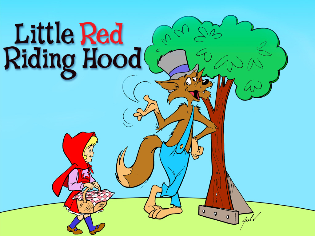 little red riding hood cartoon